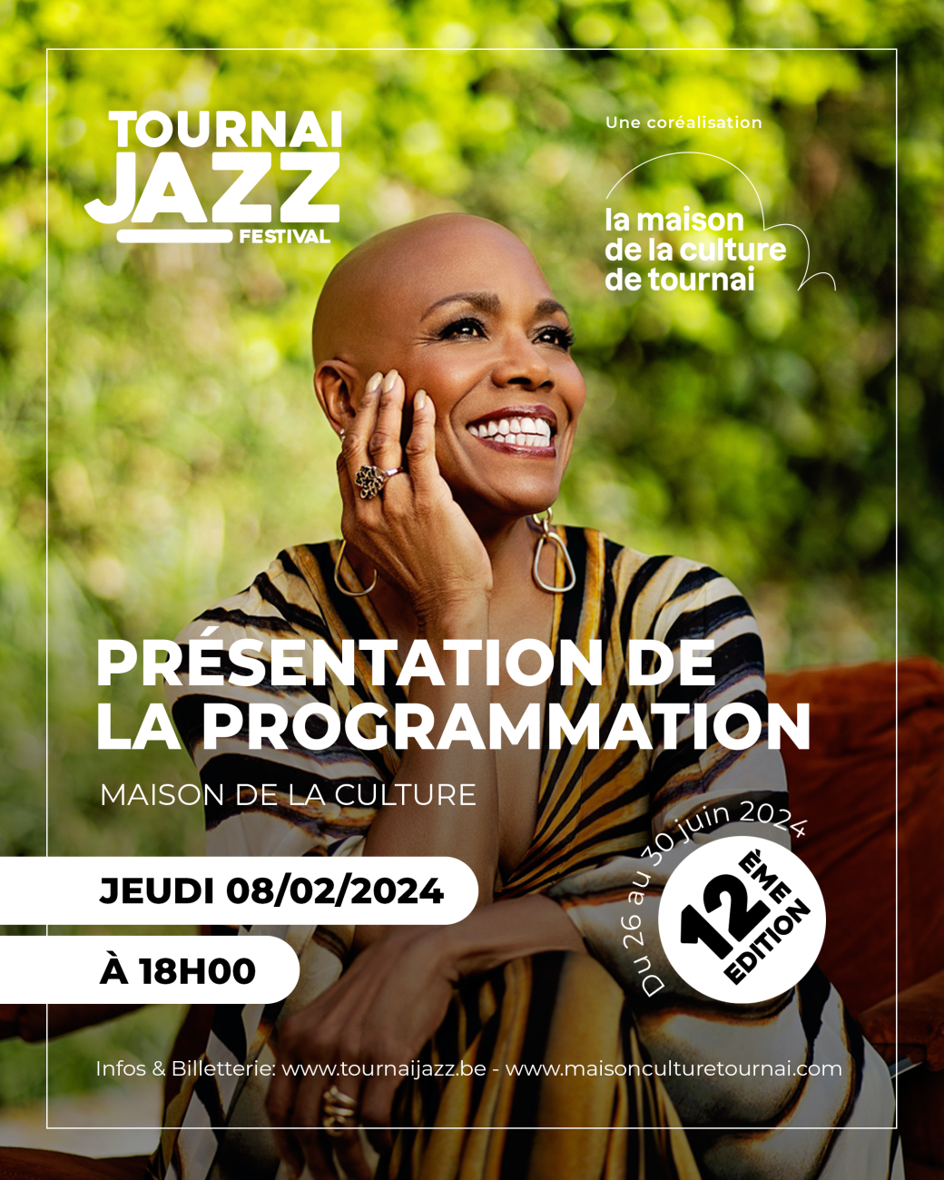 affiche tournai jazz festival artiste dee dee bridgewater