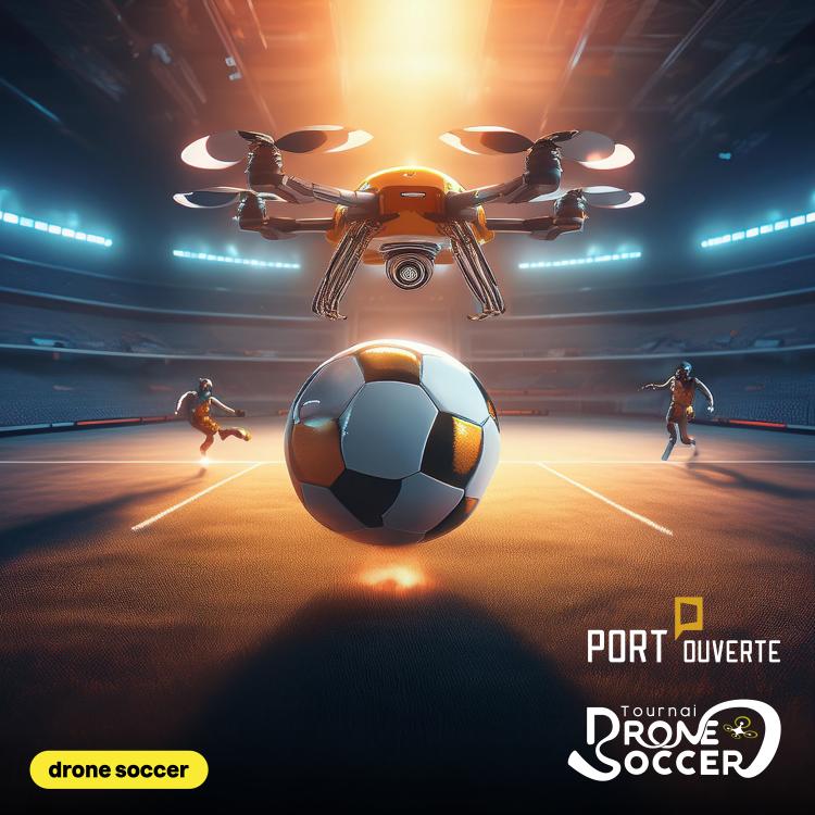 drone soccer / tournai - port ouverte 